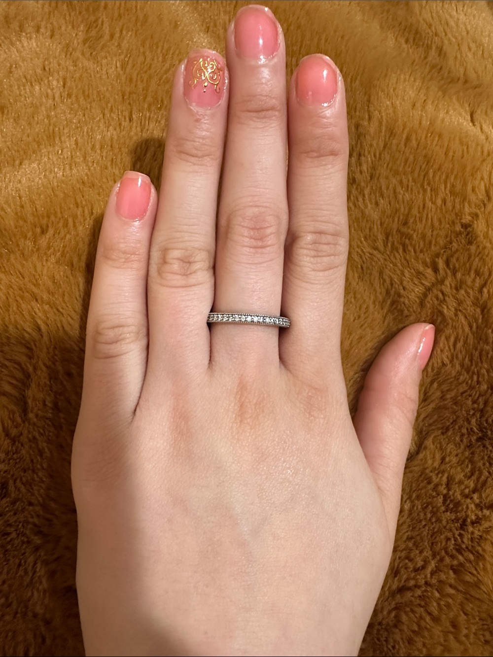 Pandora Silver Pave Eternity Ring with Clear Stones